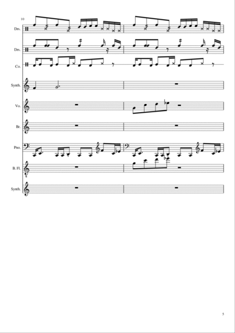 BarunFilmTrailerCastingMusic Small Ensemble scores gallery preview page 5