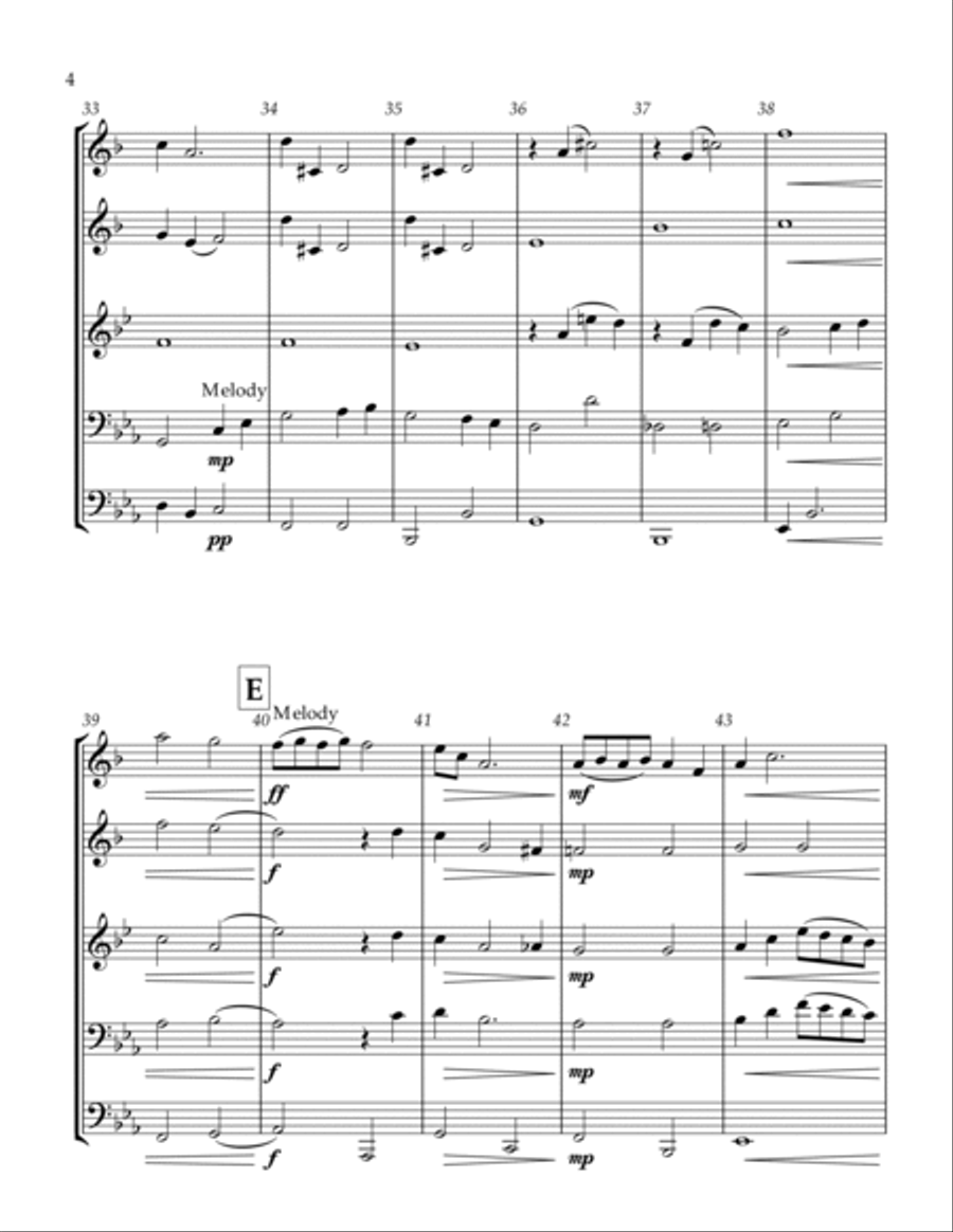 Pure Imagination Pure Imagination Brass Ensemble scores gallery preview page 4