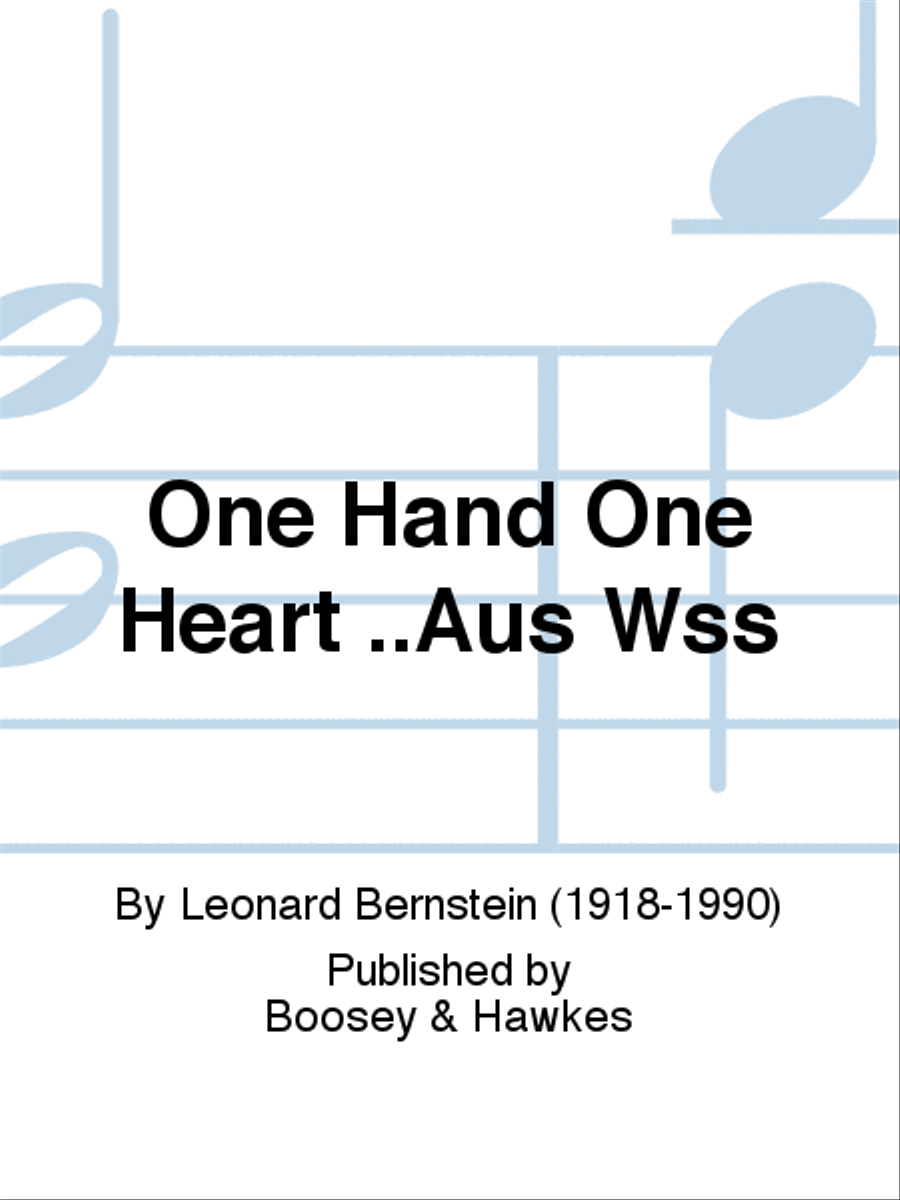One Hand One Heart ..Aus Wss SSA scores gallery preview page 1