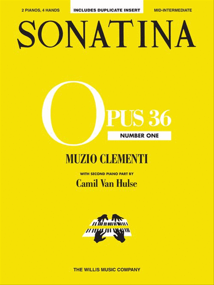 Sonatina Op. 36, No. 1 Piano Duet scores gallery preview page 2