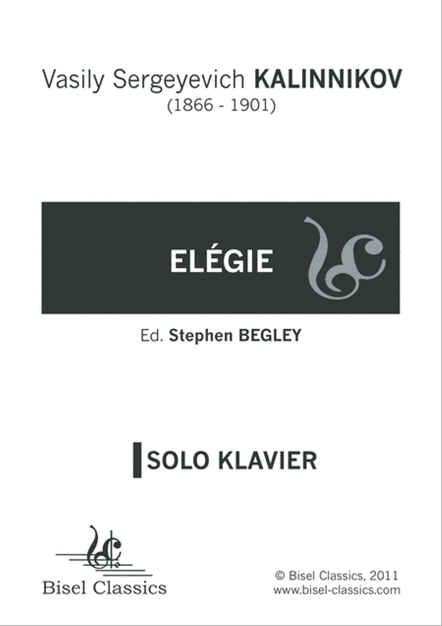 Elegie Piano Solo scores gallery preview page 3