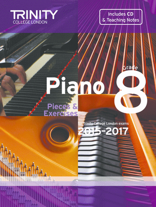 Book cover for Piano Exam Pieces & Exercises 2015-2017: Grade 8 (book, CD & teaching notes)