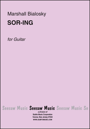Book cover for SOR-ING