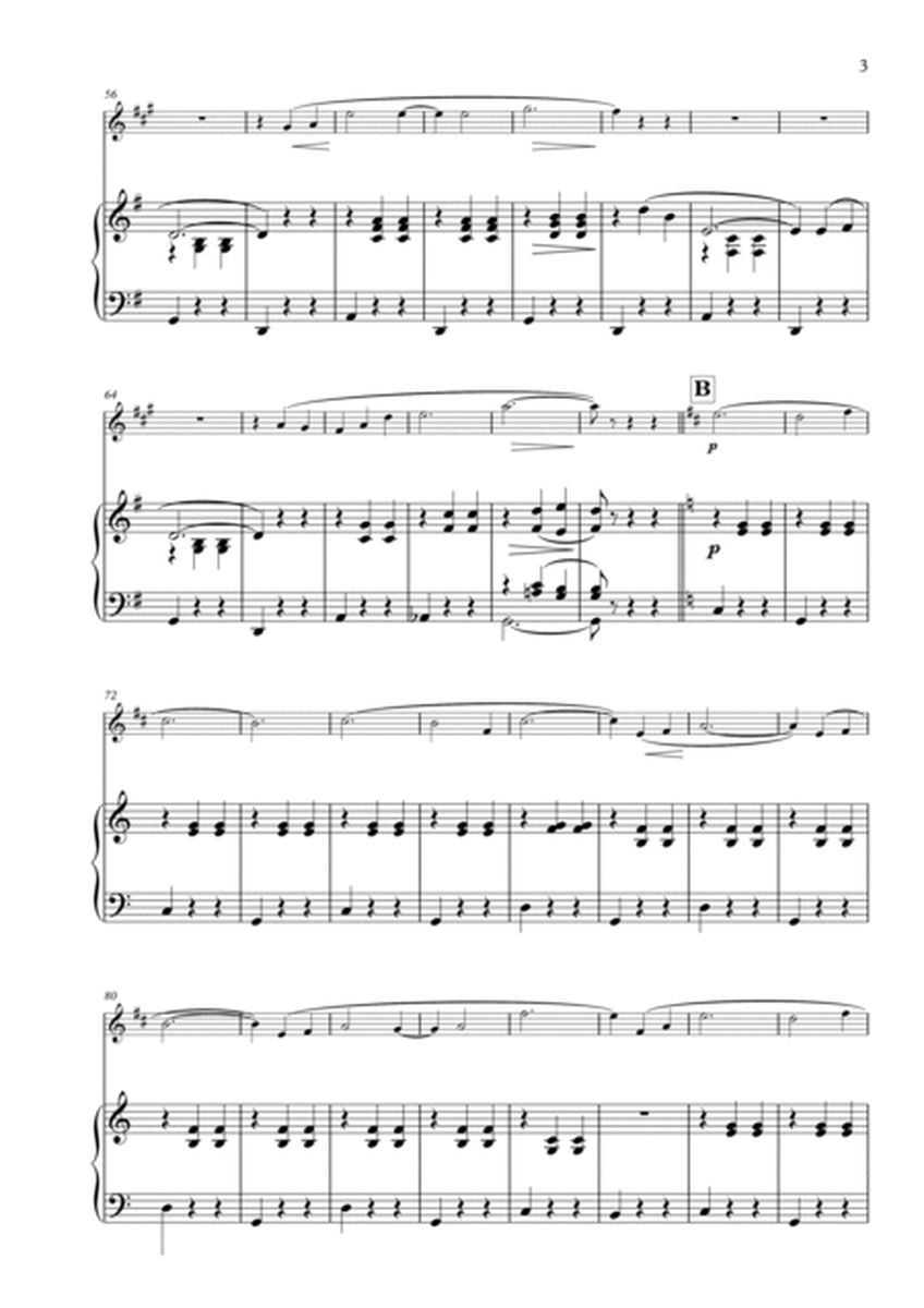 Je Te Veux arranged for Clarinet and Piano image number null