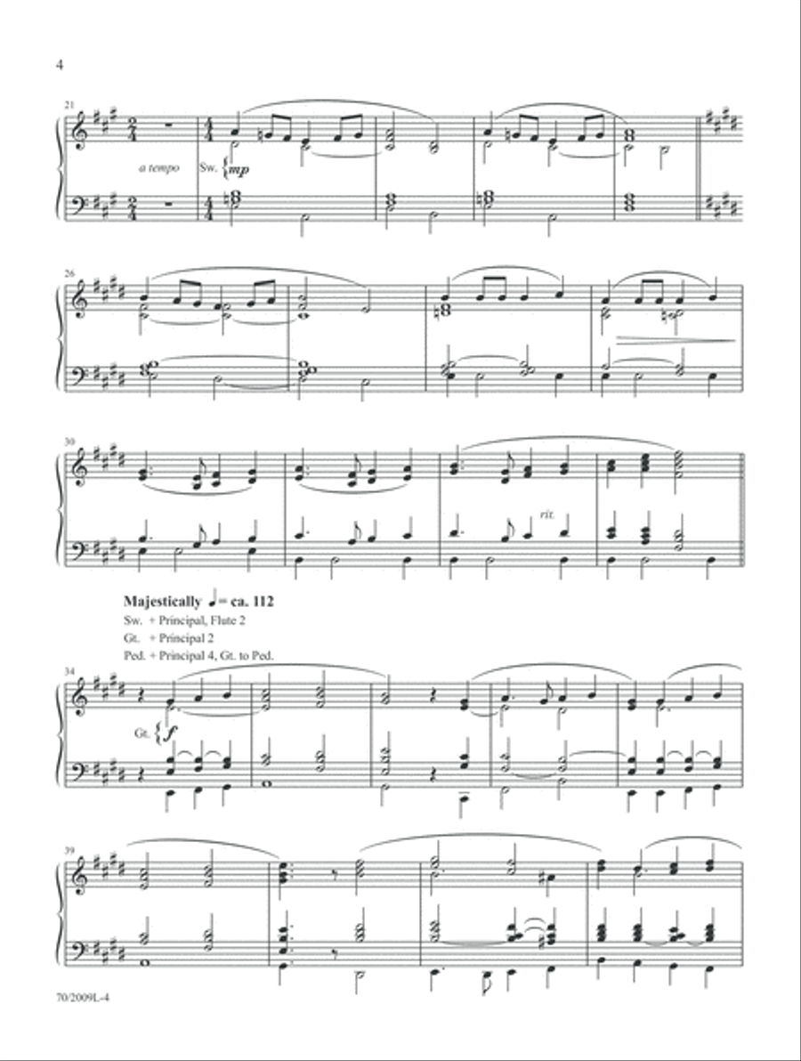A Heart of Praise (Digital Delivery) Organ scores gallery preview page 4