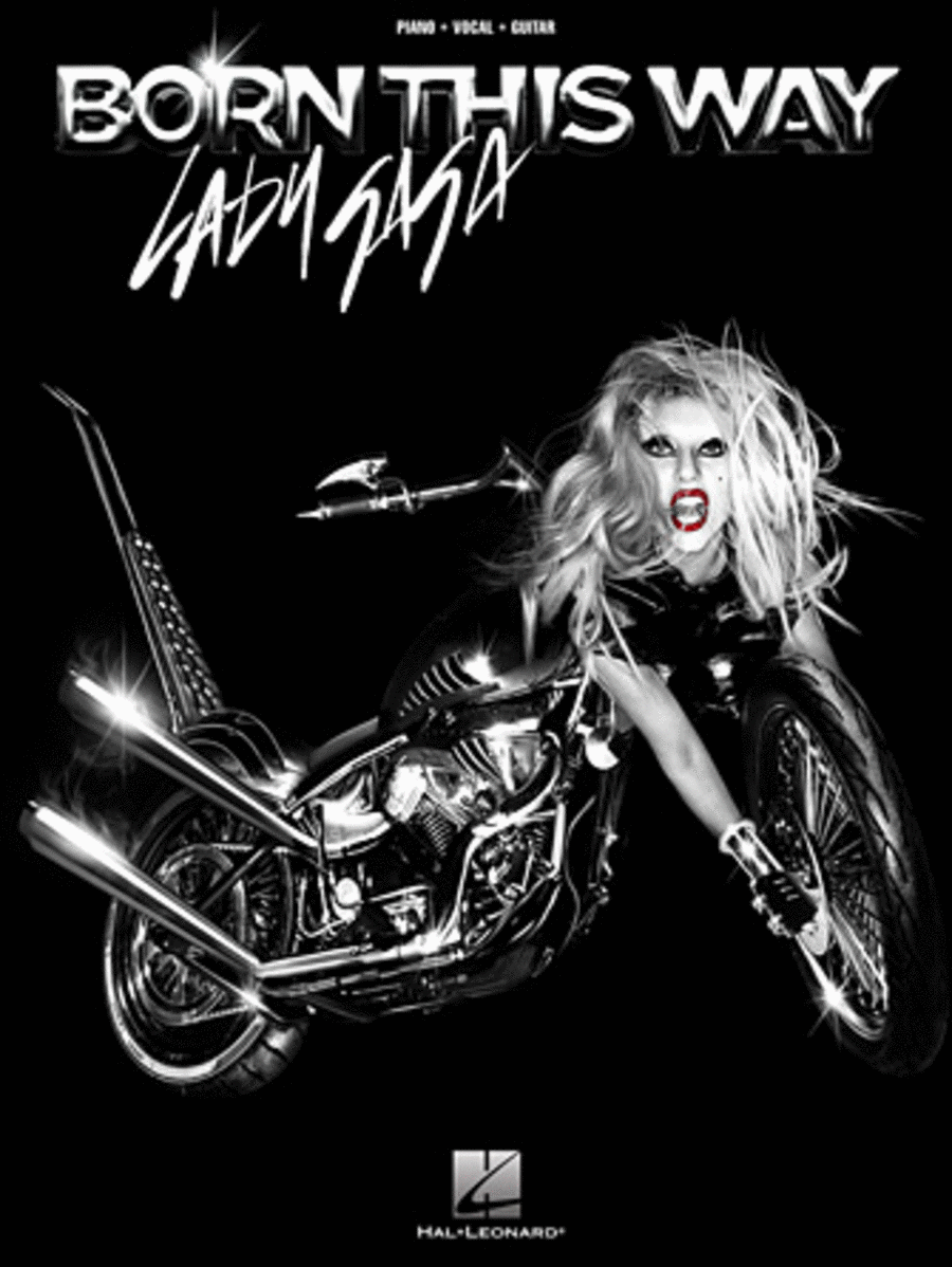 Lady Gaga – Born This Way Piano, Vocal, Guitar scores gallery preview page 1