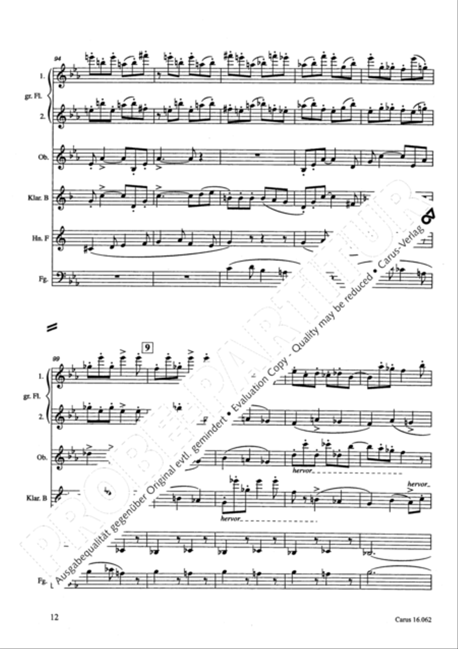 Musik fur sechs Blaser Musik fur sechs Blaser Bassoon scores gallery preview page 15