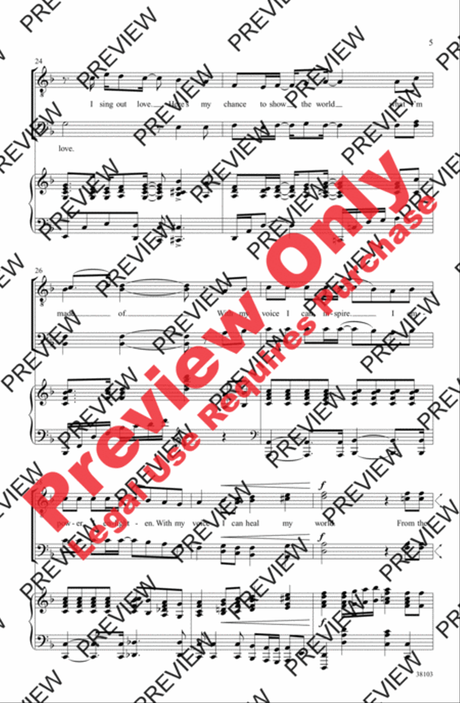 I Sing Out Men's Choir scores gallery preview page 5