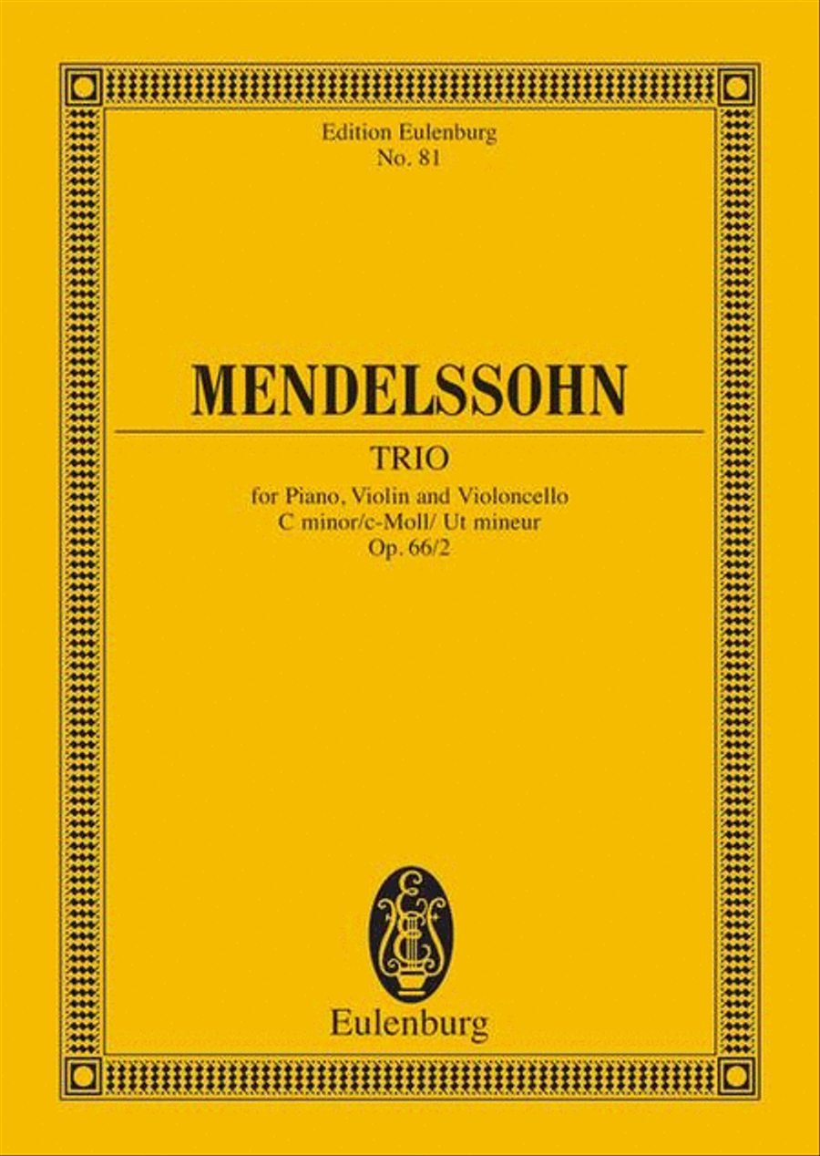 Piano Trio C minor Piano Trio C minor Piano Trio scores gallery preview page 1