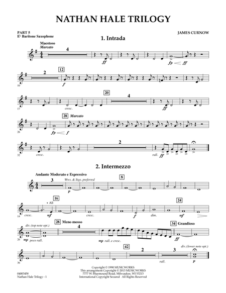 Nathan Hale Trilogy - Pt.5 - Eb Baritone Saxophone