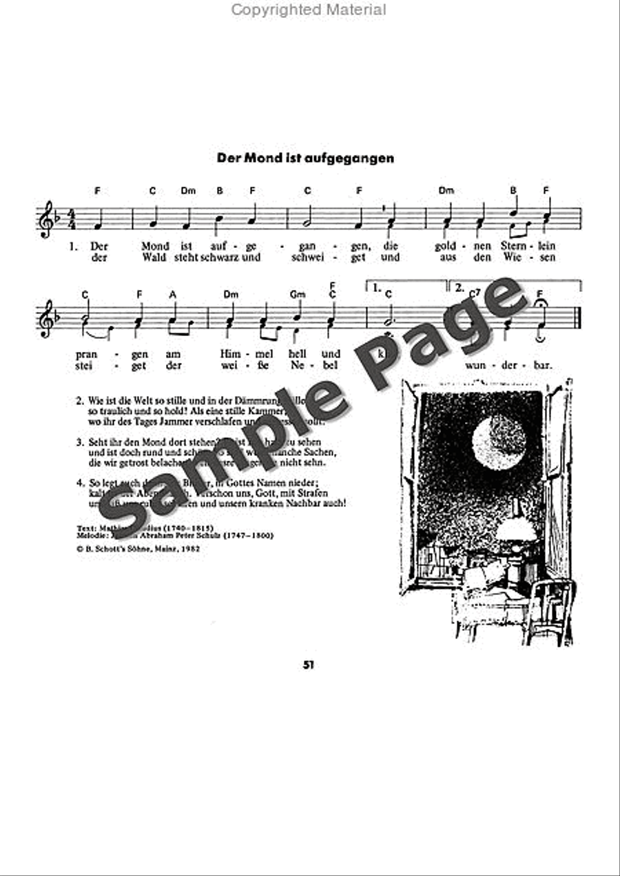 Es tonen die Lieder Recorder scores gallery preview page 52