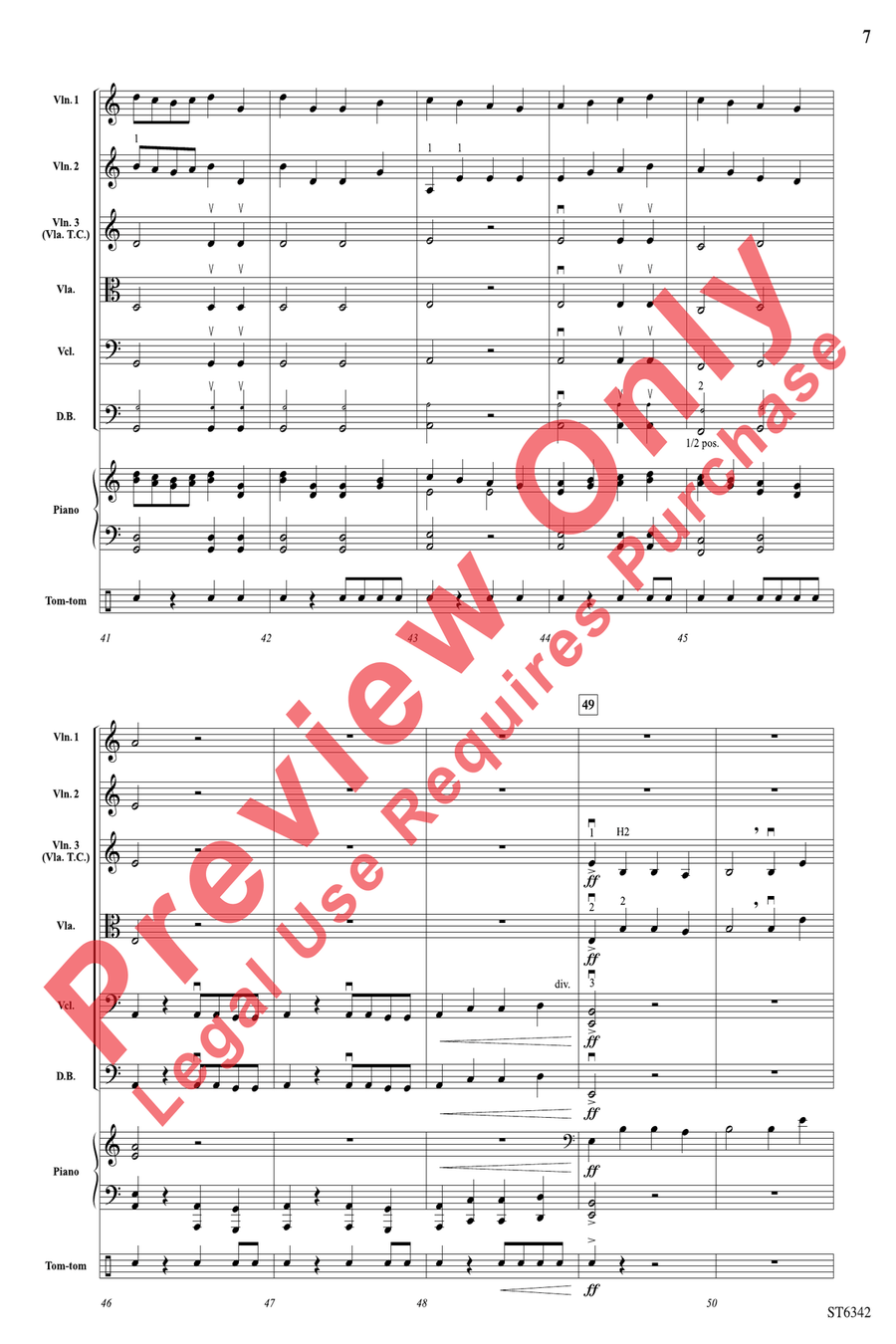 Viking String Orchestra scores gallery preview page 7
