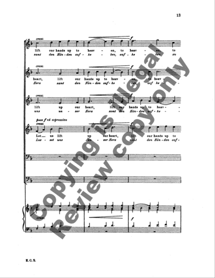Four Motets, Opus 74 (No. 1) SSATB scores gallery preview page 6