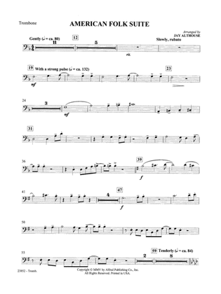American Folk Suite: 1st Trombone