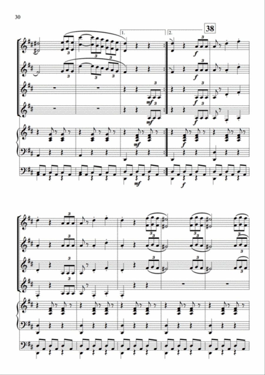 La gazza ladra - Overture Set of Parts scores gallery preview page 17
