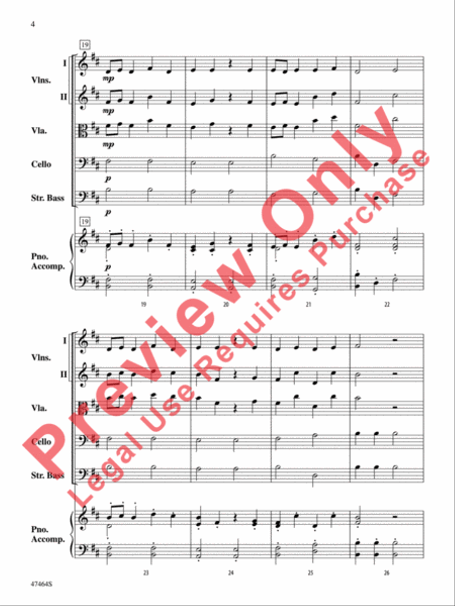 A Russian Winter String Orchestra scores gallery preview page 5