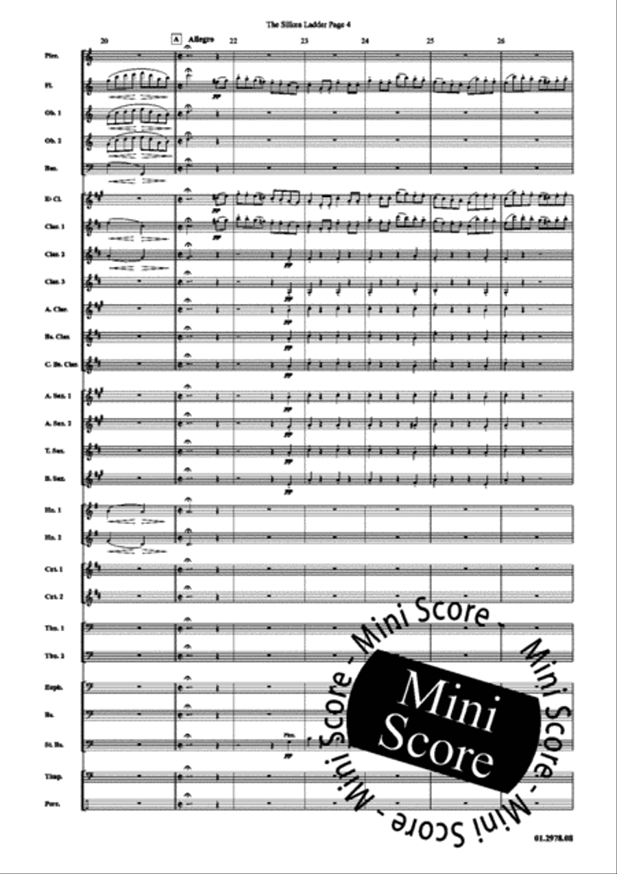 The Silken Ladder Concert Band scores gallery preview page 8