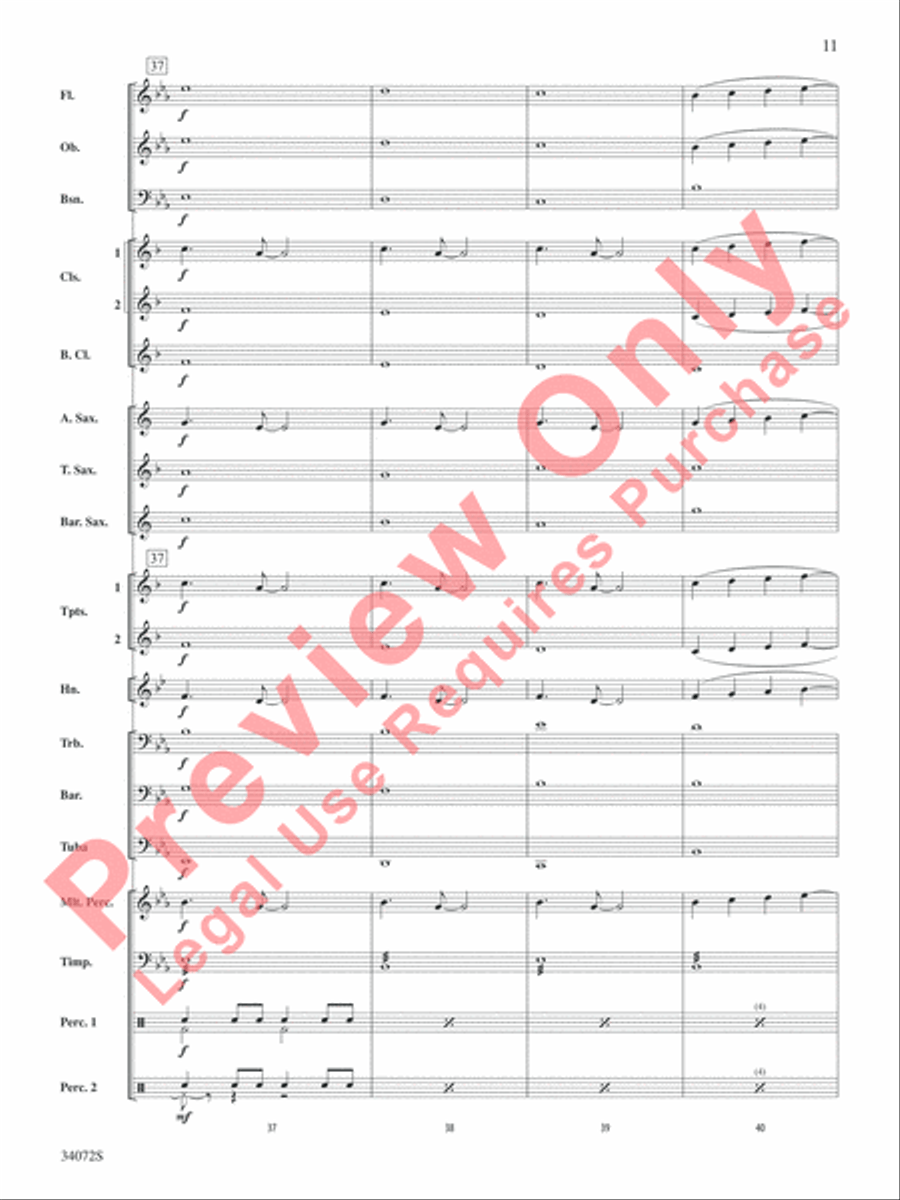 1, 2, 3, 4 1, 2, 3, 4 Concert Band scores gallery preview page 12