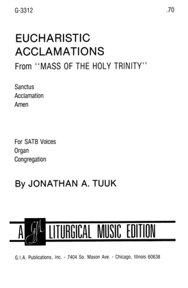 Book cover for Eucharistic Acclamations from "Mass of the Holy Trinity"