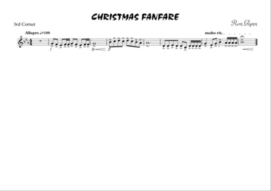 Christmas Fanfare Brass Ensemble scores gallery preview page 6