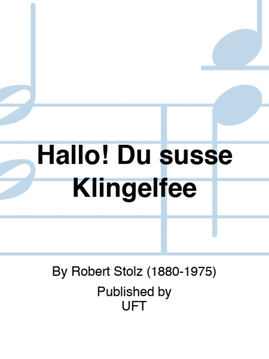 Hallo! Du süße Klingelfee School and Community scores gallery preview page 1