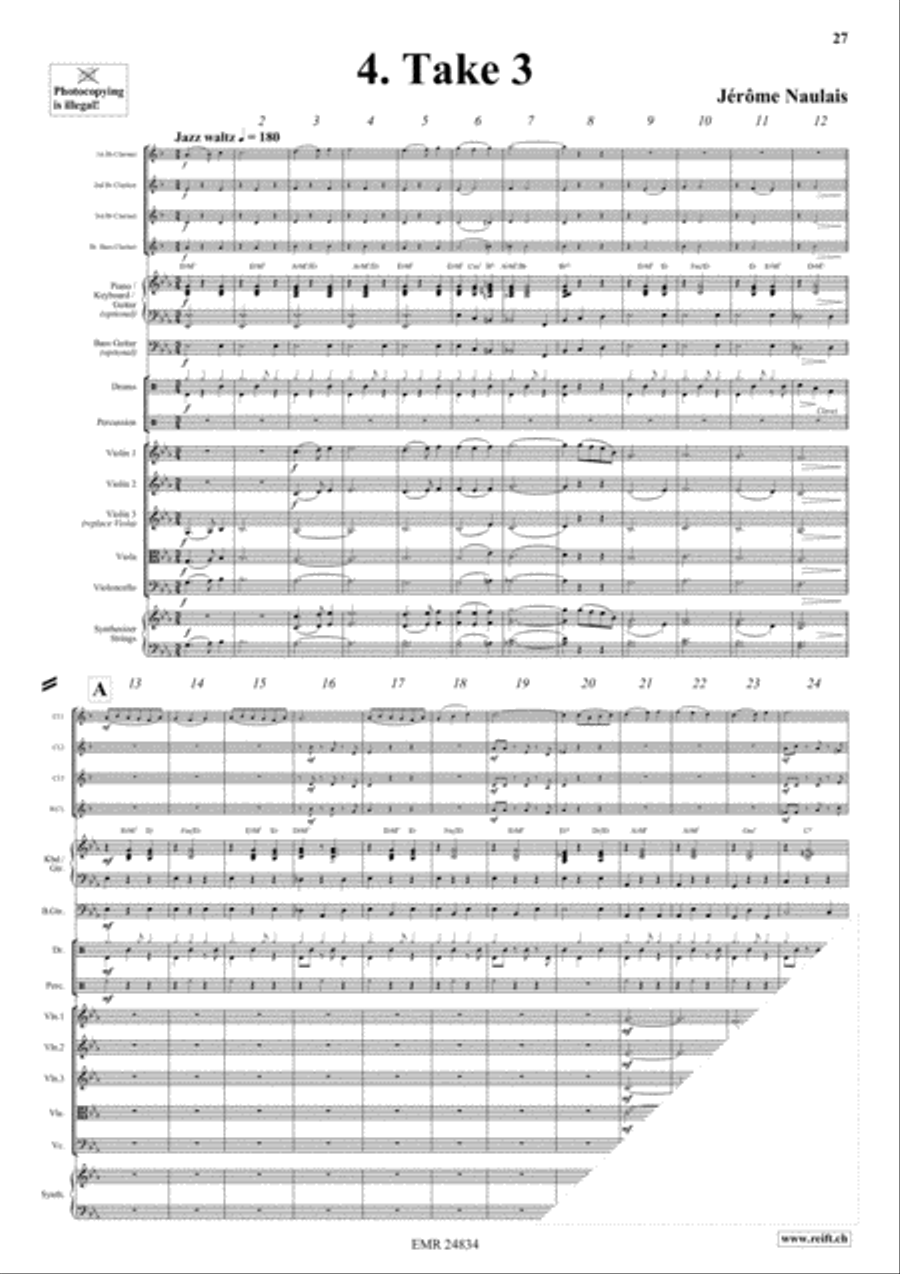 Play With Your Band Volume 4 Clarinet Quartet scores gallery preview page 6