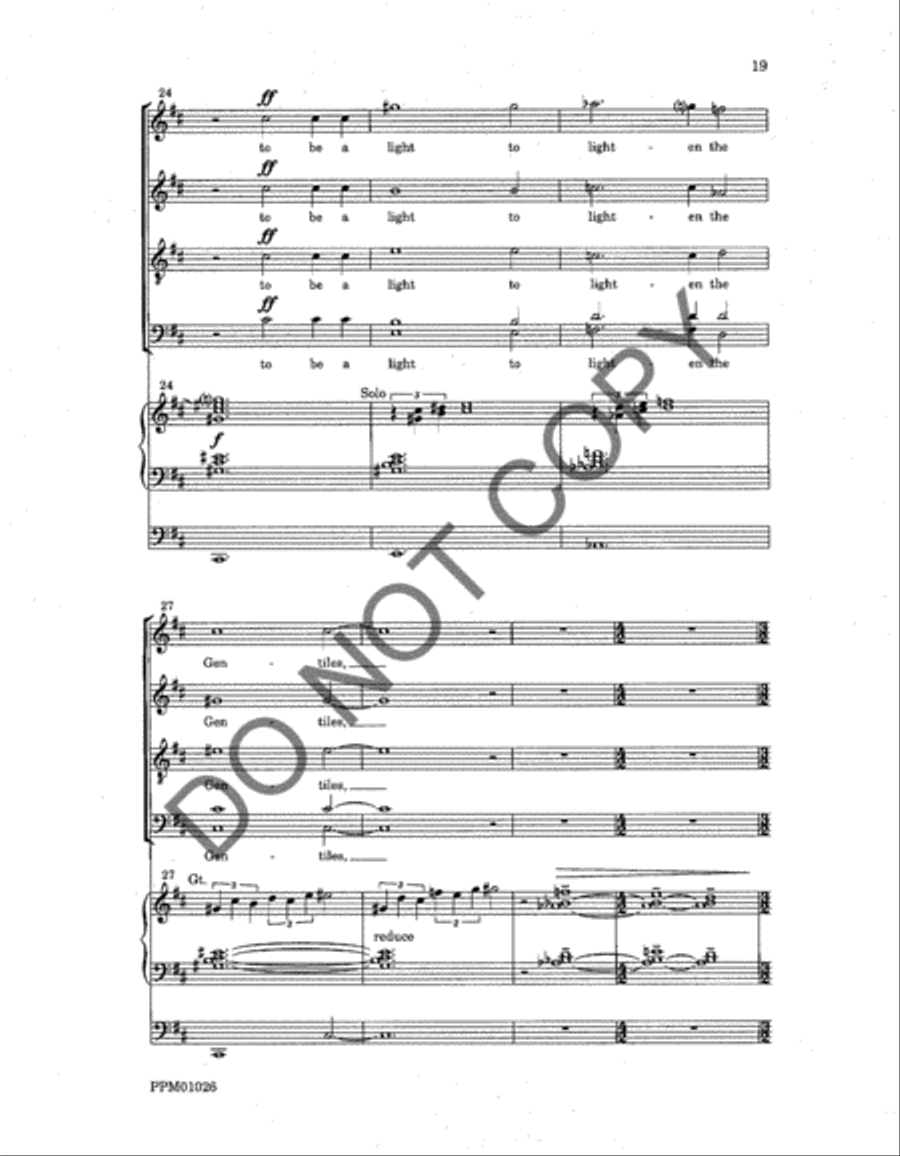Magnificat and Nunc dimittis 4-Part scores gallery preview page 21