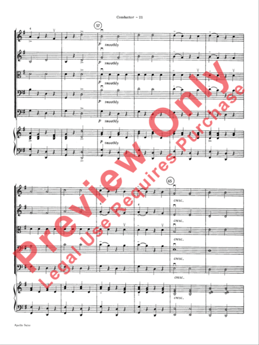 The Apollo Suite String Orchestra scores gallery preview page 24