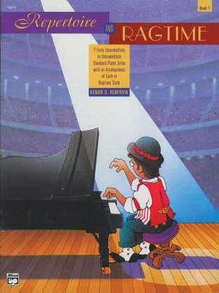 Book cover for Repertoire and Ragtime, Book 1