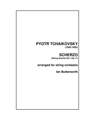 TCHAIKOVSKY Scherzo (String Quartet No.1) for string orchestra