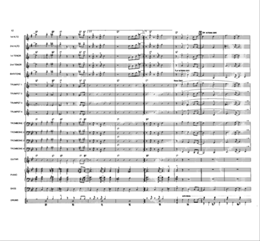 Blue Hue Jazz Ensemble scores gallery preview page 12