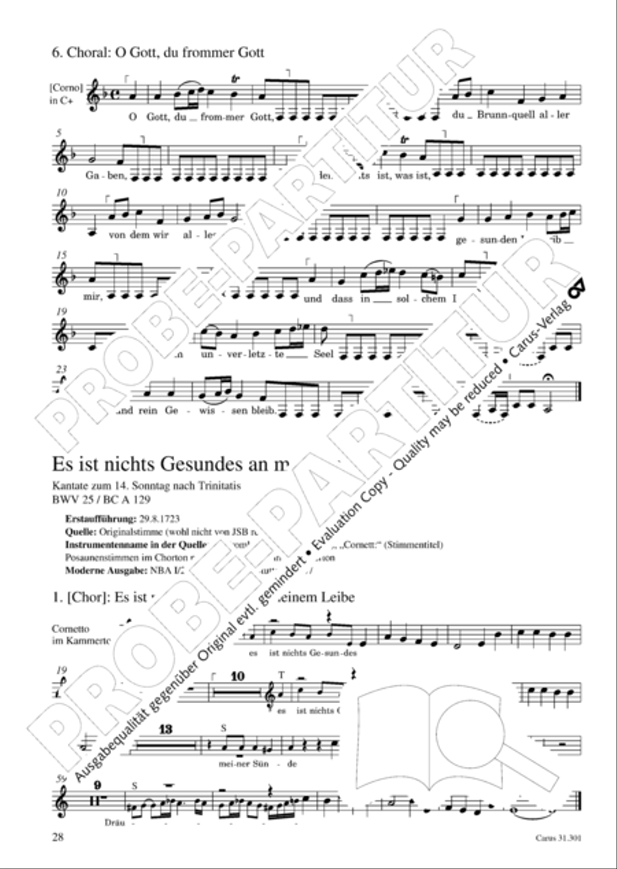 Bach for Brass 1: Cantatas I Voice scores gallery preview page 37