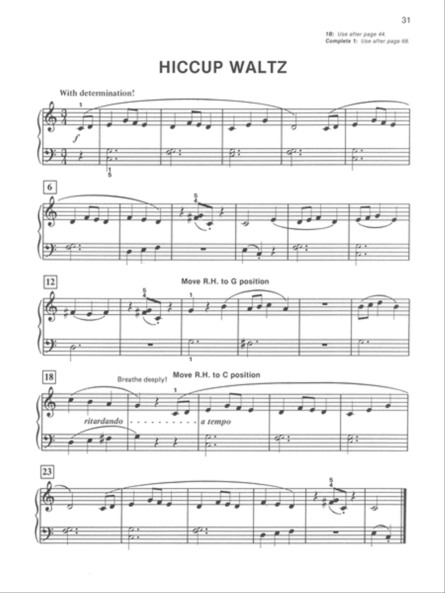 Alfred's Basic Piano Course Duet Book, Level 1B Piano Method scores gallery preview page 5