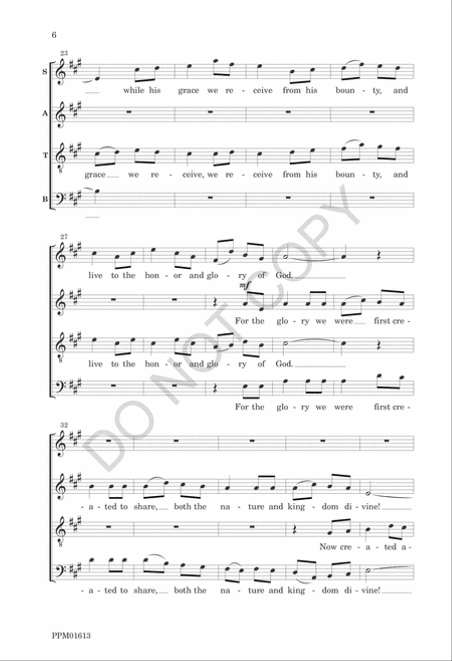 Nine American Folk Hymns 4-Part scores gallery preview page 9