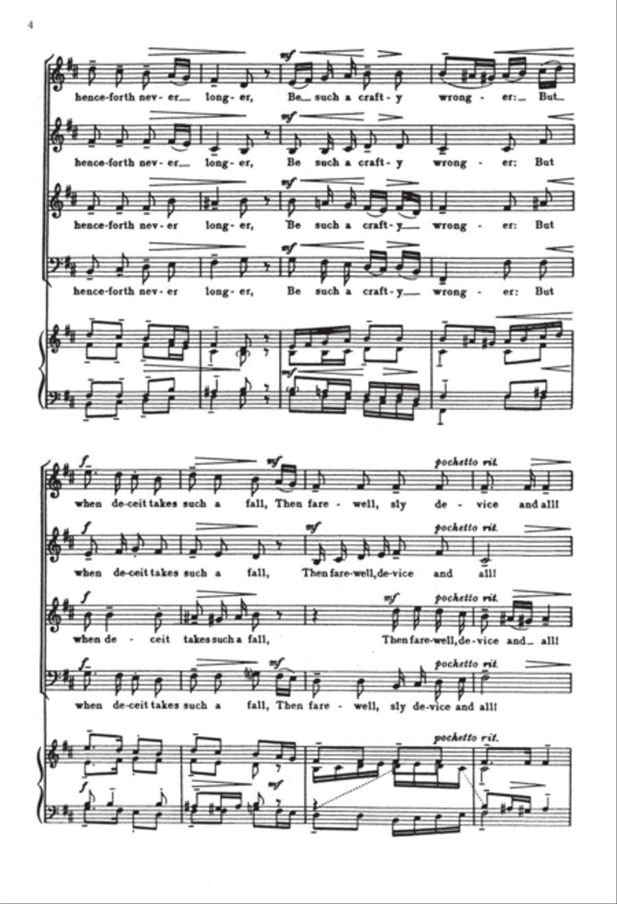 You Stole My Love 4-Part scores gallery preview page 3