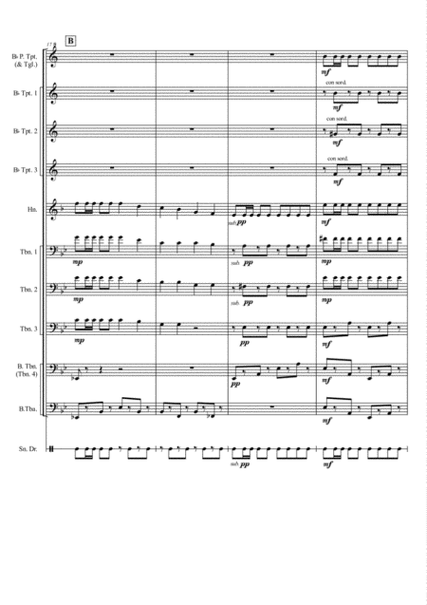 G. Gershwin - March of the Swiss Soldiers from 'Ambulatory Suite', arr. for Brass Ensemble image number null