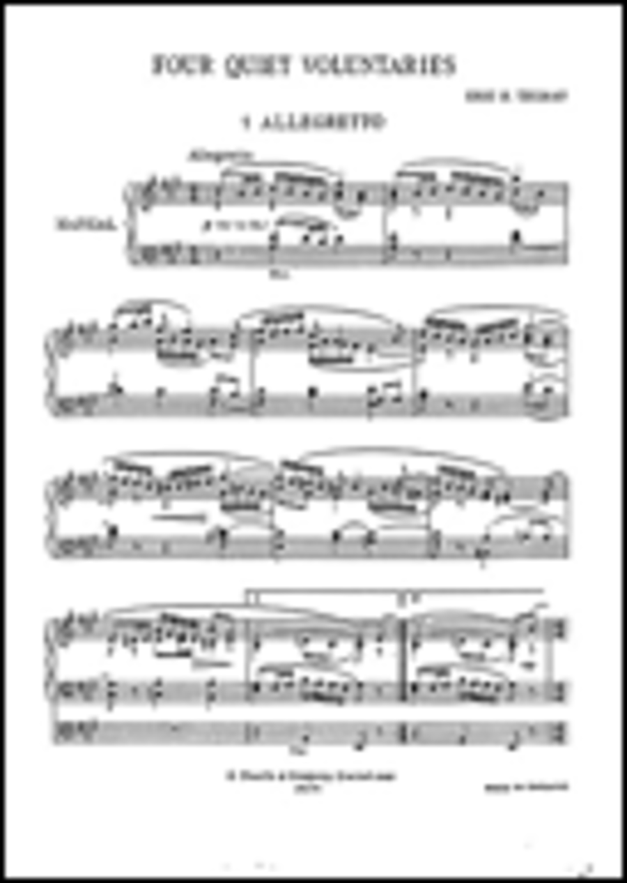 Thiman: 4 Quiet Voluntaries for Organ - Set 1