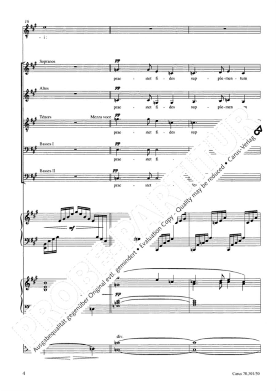 Tantum ergo in A major Choir scores gallery preview page 5
