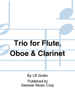 Book cover for Trio for Flute, Oboe & Clarinet