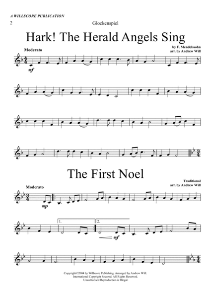 Christmas Carol Selections - Glockenspiel/Xylophone image number null