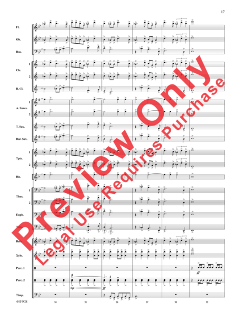 Dynamo Concert Band scores gallery preview page 18