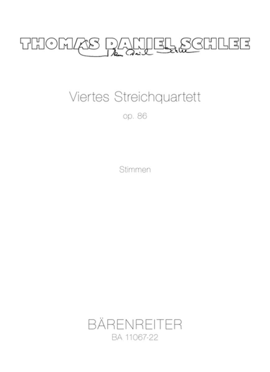 Viertes Streichquartett, op. 86 (2014–2015)