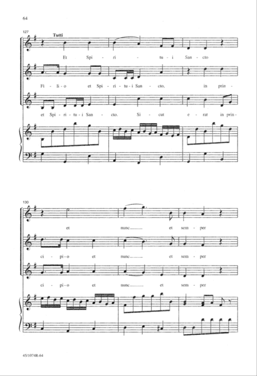 Vesperae Pro Festo Sancti Innocentium SSA scores gallery preview page 73