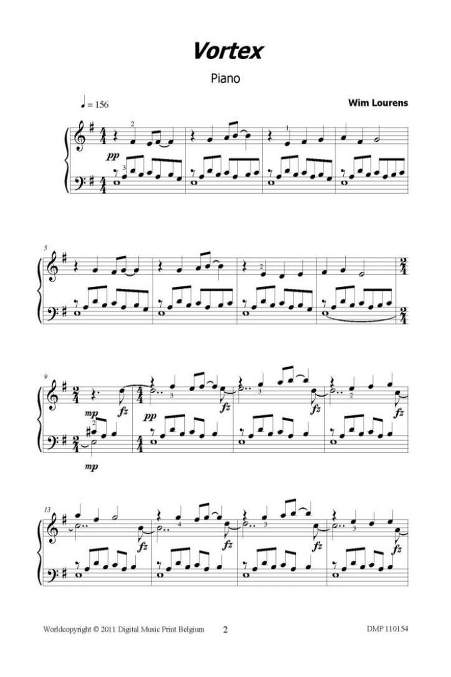 Vortex Piano Solo scores gallery preview page 2