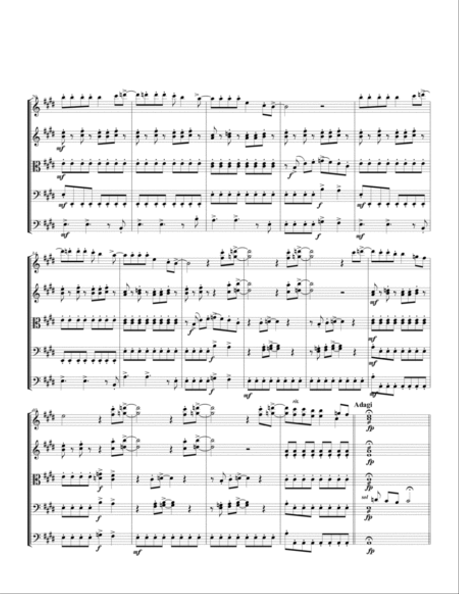 Get Back Get Back String Quintet scores gallery preview page 3