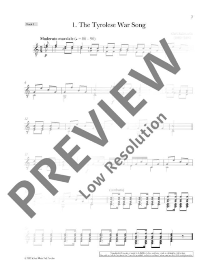 Romantic Guitar Anthology Classical Guitar scores gallery preview page 8