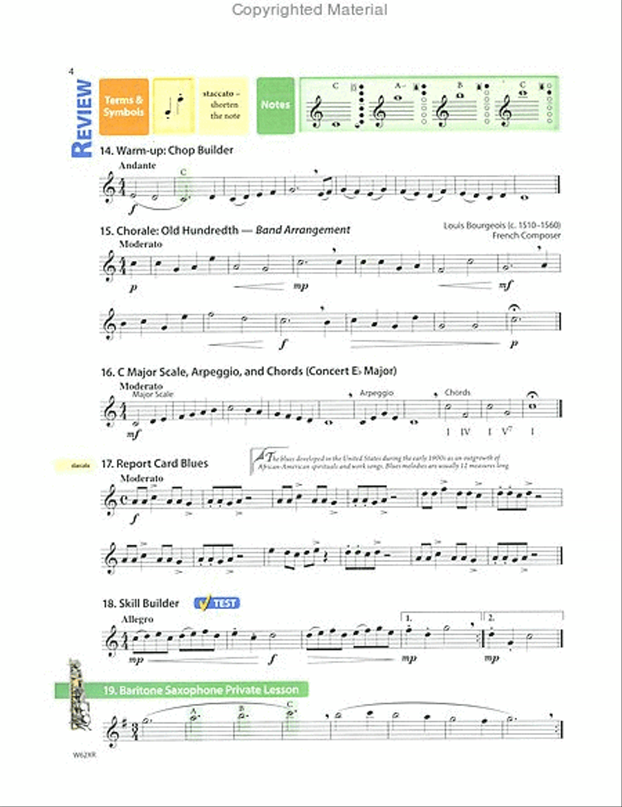 Tradition of Excellence Book 2 - Eb Baritone Saxophone Concert Band Methods scores gallery preview page 2
