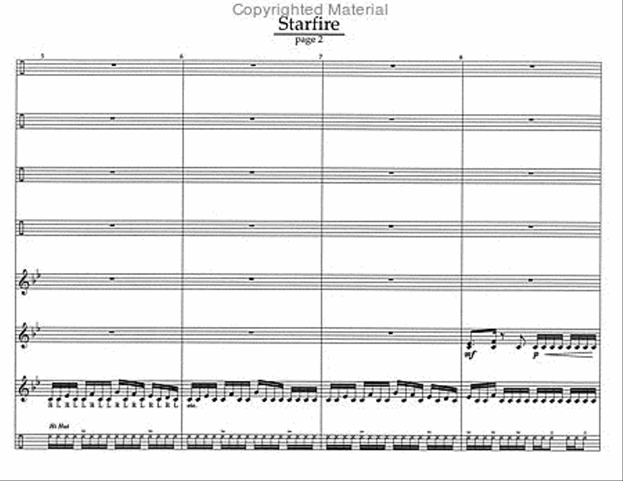 Starfire Percussion Ensemble scores gallery preview page 4