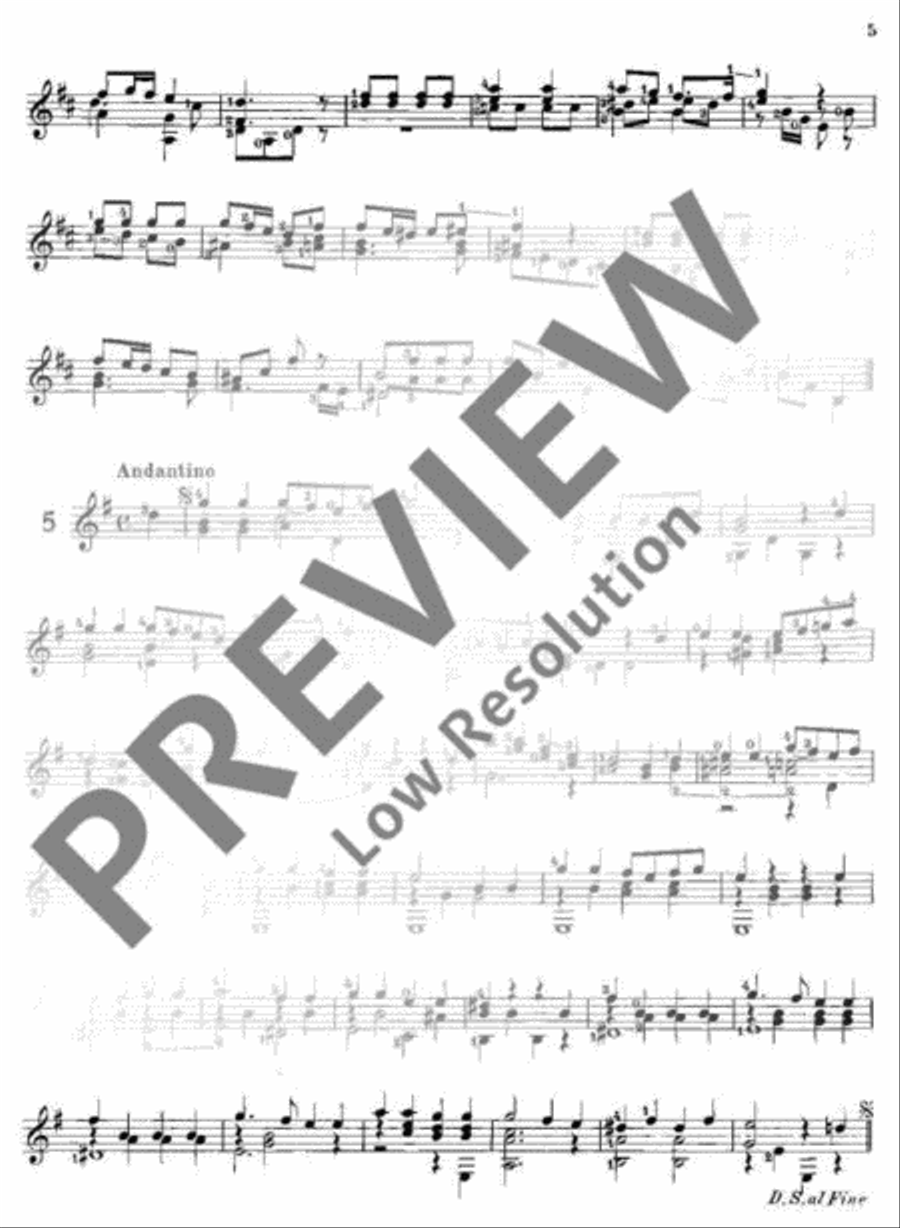 24 progressive Studies for Beginners Classical Guitar scores gallery preview page 6