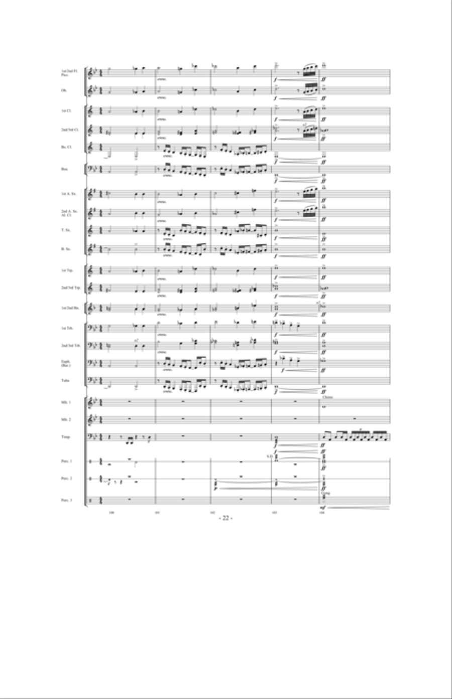 Toward the North Star Toward the North Star Concert Band scores gallery preview page 21